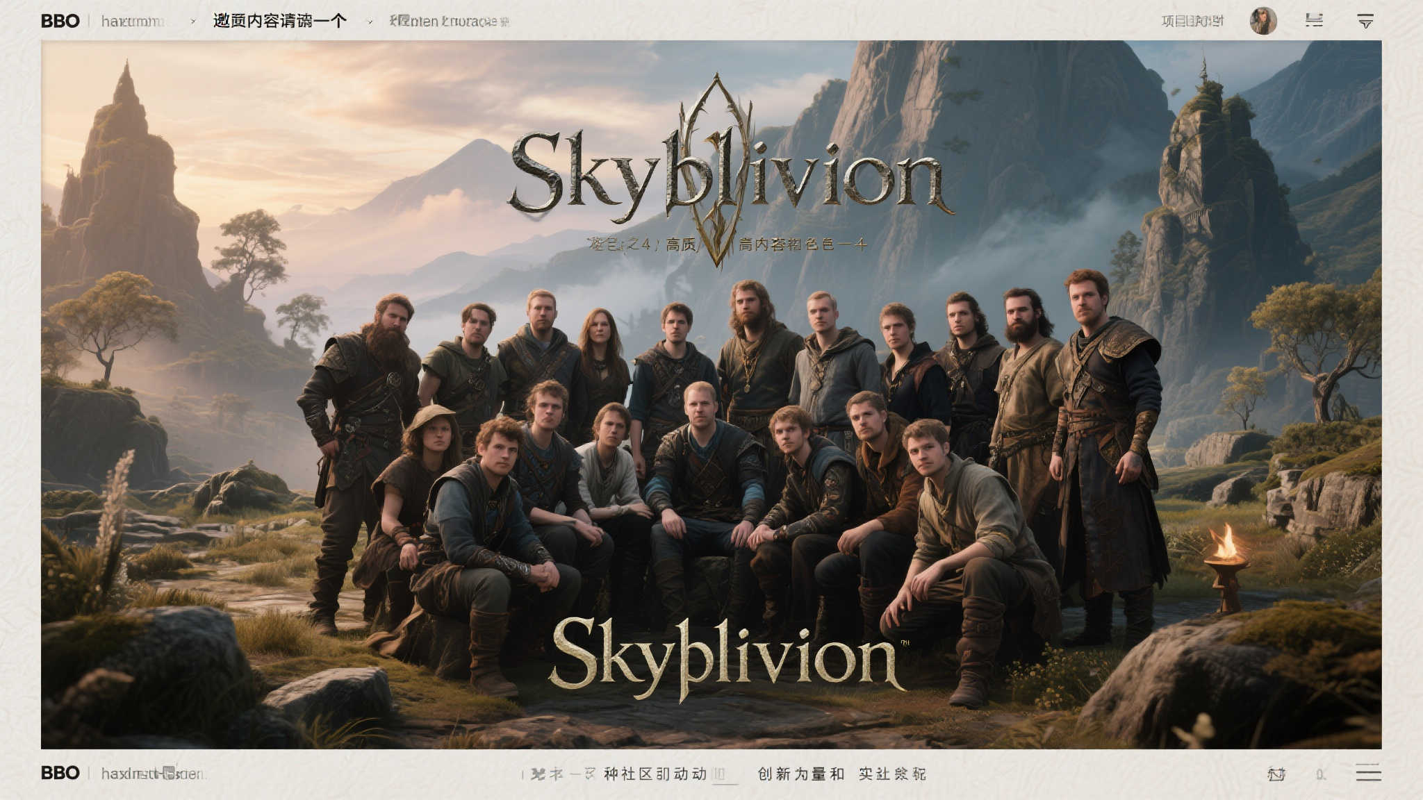 “B社盛情邀约!《上古卷轴4》MOD团队受邀探访工作室” B社此次邀请的团队,正是以高质量内容著称
